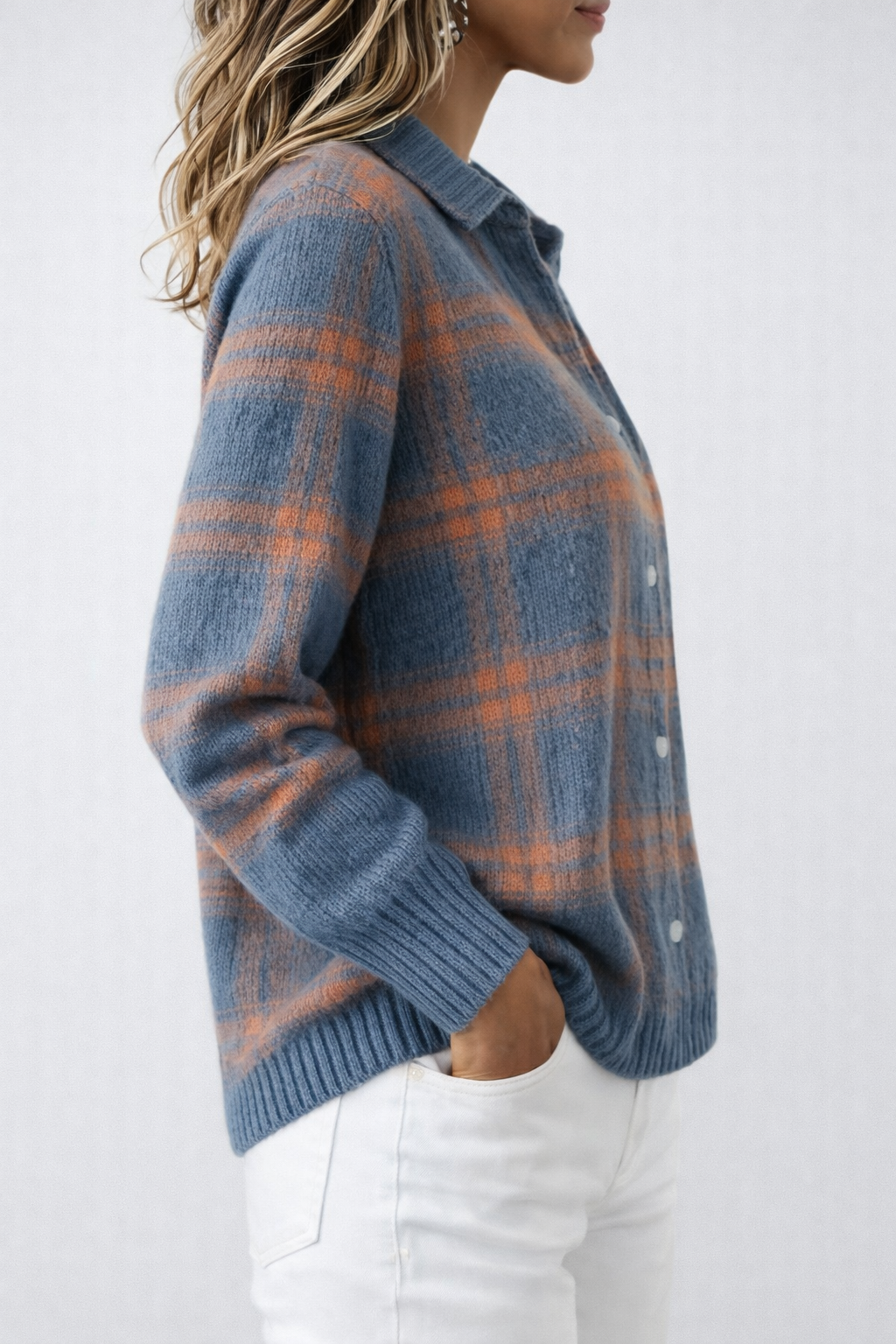 MIRIAM BLUSA CON DISEÑO A CUADROS