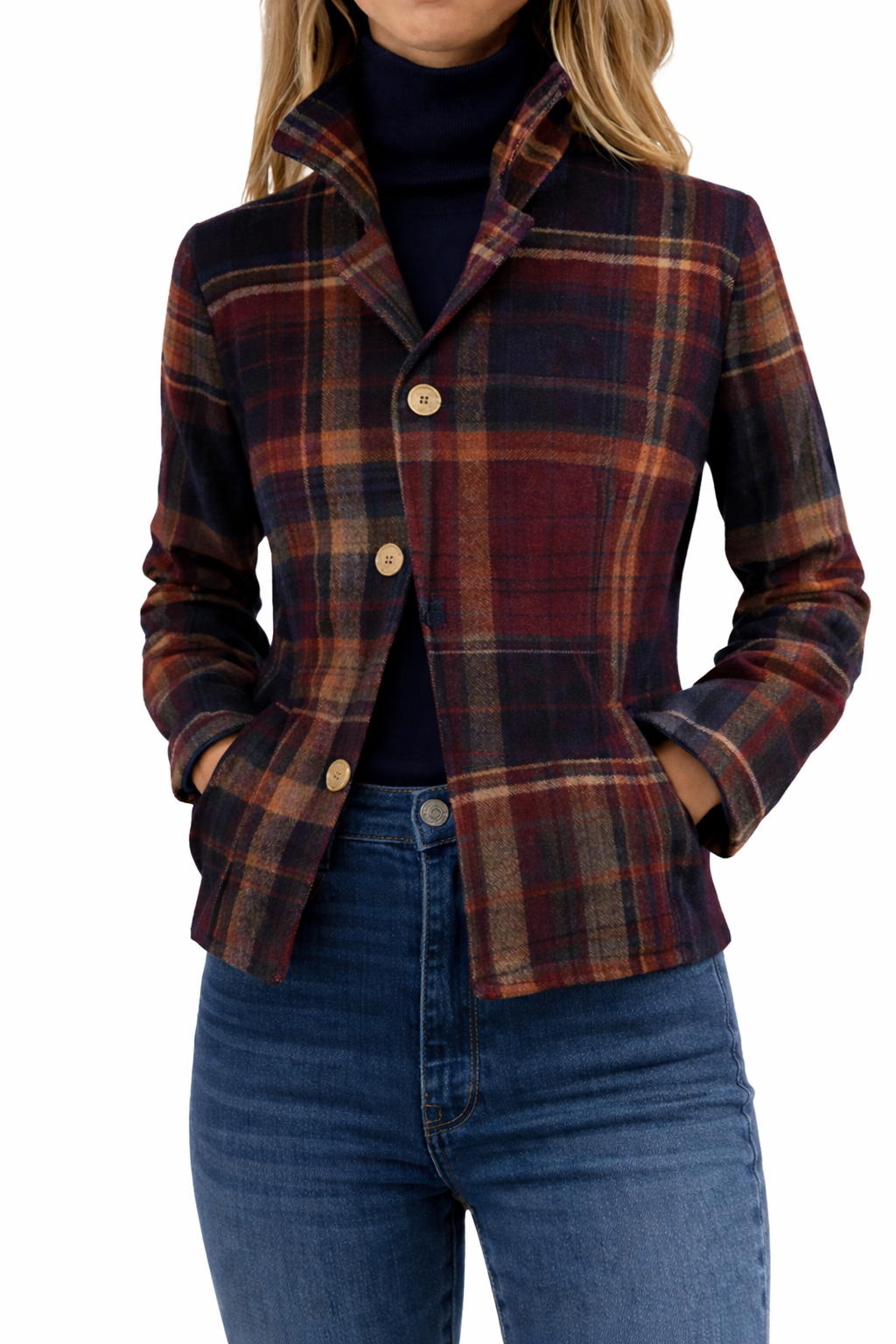 NATALIA CHAQUETA A CUADROS