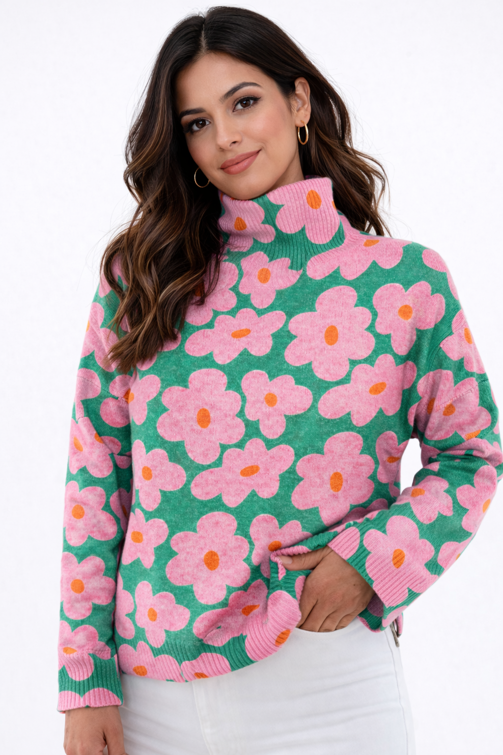 LINA JERSEY CON ESTAMPADO FLORAL