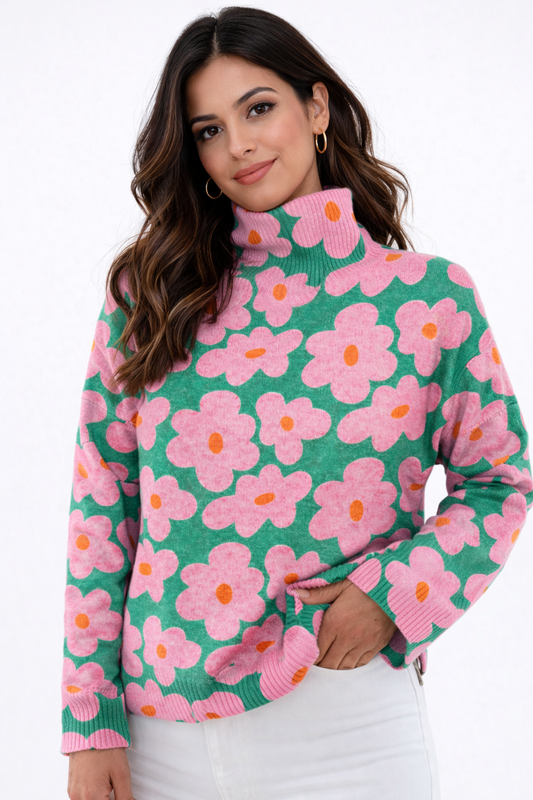 LINA JERSEY CON ESTAMPADO FLORAL