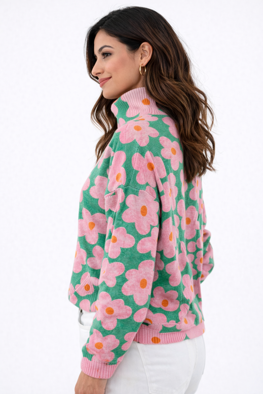 LINA JERSEY CON ESTAMPADO FLORAL