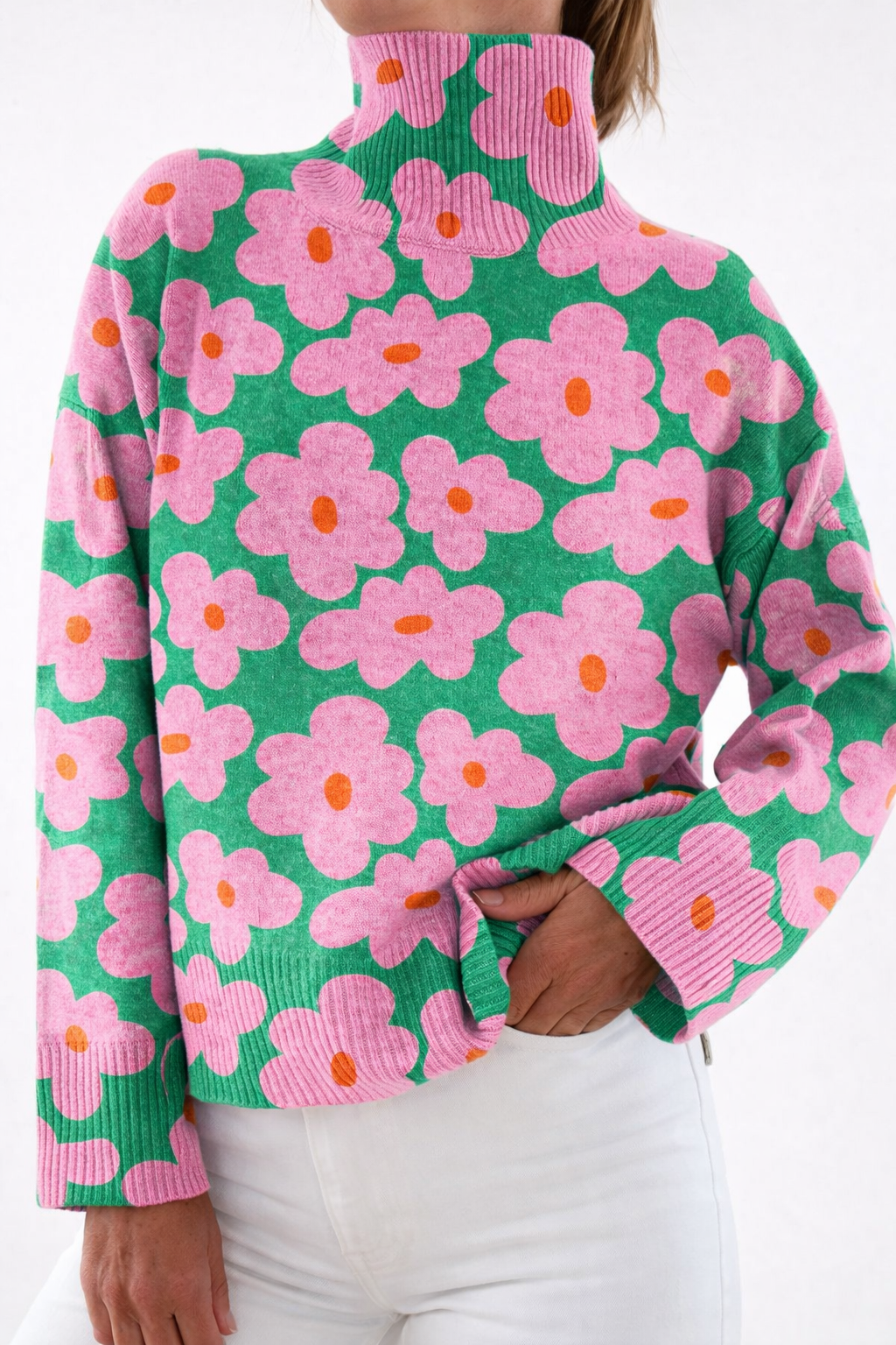 LINA JERSEY CON ESTAMPADO FLORAL