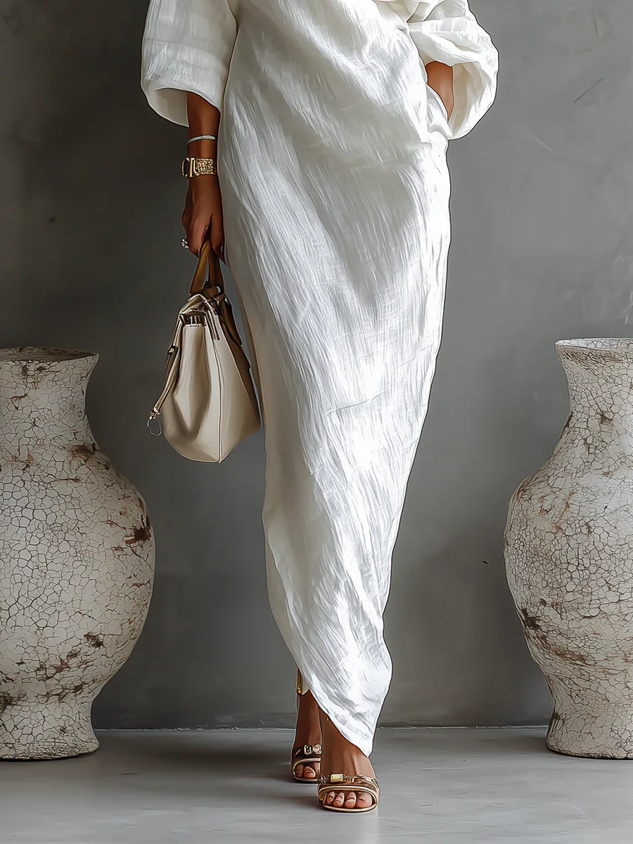 GEORGINA VESTIDO ELEGANTE CON UN SOLO HOMBRO